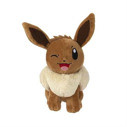 Pokémon Plushie - Eevee 20 cm Blinkende - Pokemon Legetøj